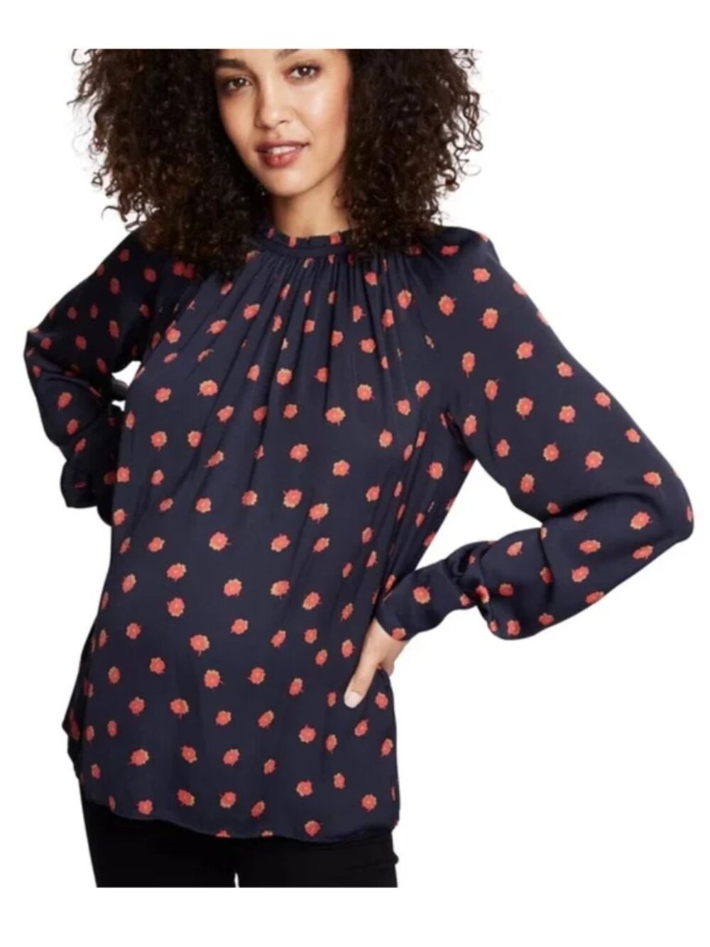 HATCH The Clarabelle top sz 1 S Floral print blouse